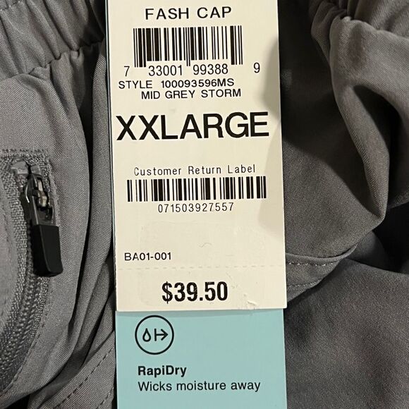 Ideology Women's Mid Grey Storm Woven Performance Shorts Plus Size XXL NWT - Picture 6 of 6